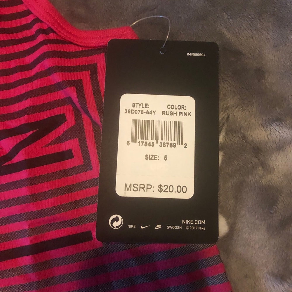Nike Reverb Tank Top Rush Pink - Picture 5 of 9